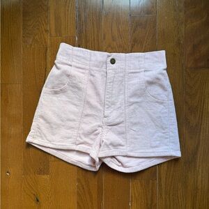 Hammies High Waist Pink Corduroy Shorts